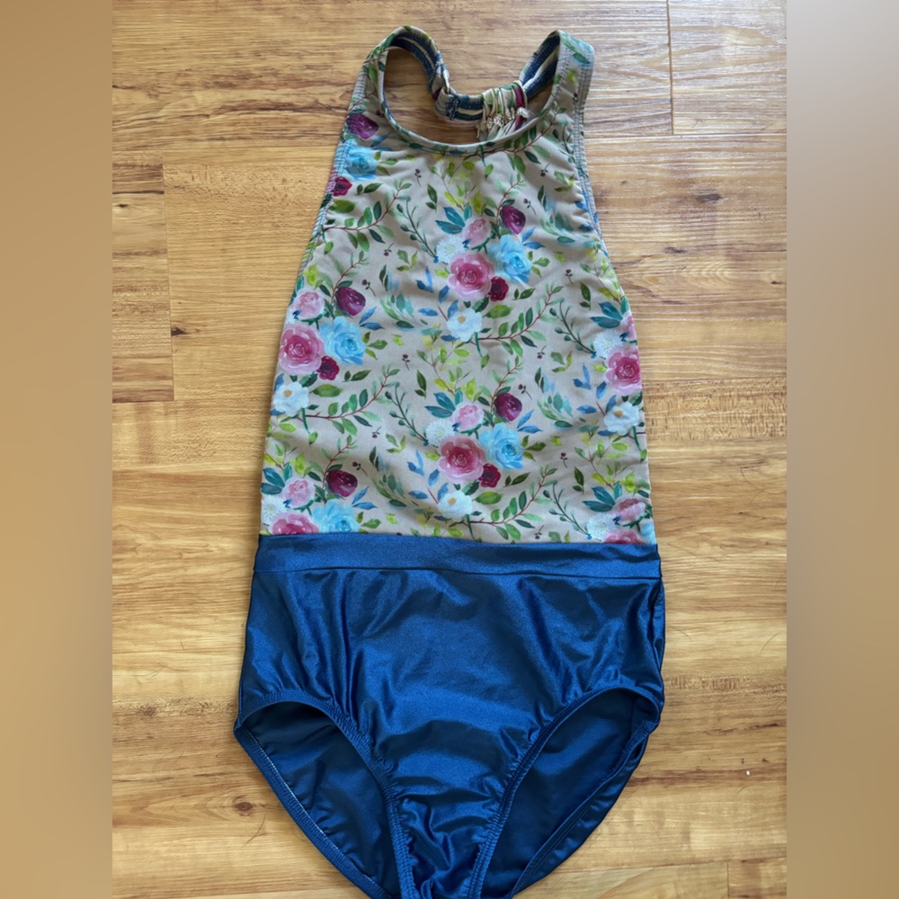 Floral Suffolk Leotard Medium